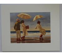 The Picnic Party by Jack Vettriano Mounted Art Print Picture (10" x 8" - 25cm x 20cm) Unframed