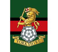 THE PICTURE SHACK YORKSHIRE REGIMENT CAP BADGE PRINTED ON A METAL SIGN 5 x 7 INCHES. OUTSIDE OR INSIDE USE. WILL FIT A STANDARD FRAME