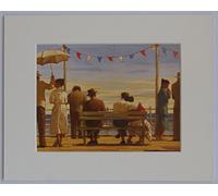 The Pier by Jack Vettriano Mounted Art Print Picture (10" x 8" - 25cm x 20cm) Unframed