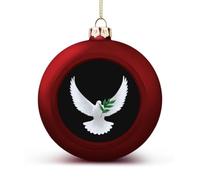 The Pigeon And Olive Branch Christmas Baubles Hanging 1PCS