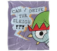 The Pigeon Dont Let Drive The Silky Sleigh Supersoft Blanket Multicoloured (One Size)