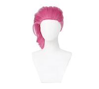 The Piltover Enforcer Cosplay VI Wig Arcane VI Short Red Wig Heat Resistant Synthetic Hair Halloween Carnival Role Play Wigs