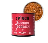 THE PINCH Shichimi Togarashi Japanese Seasoning, Spicy, 100% Natural and Salt-Free. Easy to Use on Ramen, Pork, Salmon, Chicken, Tofu, Mushrooms and Tempura. With Sichuan Pepper. 45g Package.
