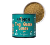 THE PINCH Thai Green Curry 100% Natural and Salt-Free Thai Seasoning. Ideal for healthy recipes with Chicken, Fish, Seafood, Vegetables, Noodles and Legumes. Spicy and citrus flavor. 45g package.