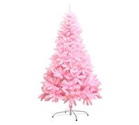 the pine needles bare tree christmas tree, material pvc artificial hinged pines with metal stand easy to assemble xmas decoration unlit-1.5m the new