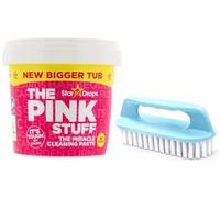 The Pink Miracle Multi-Purpose Cleaning Paste (850 G) + Scrubbing Brush - New Bigger Tub - Non-Toxic All Purpose Stain Remover Cleaner for Kitchen, Oven, Bathroom