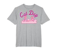 The Pink Panther Cat Day T-Shirt, Men's Big and Tall, Heather Grey, 5X Tall