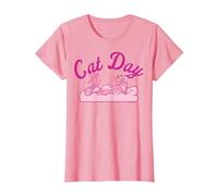 The Pink Panther Cat Day T-Shirt, Women, Pink, Medium