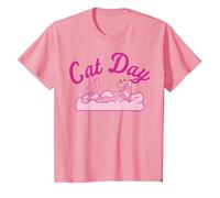 The Pink Panther Cat Day T-Shirt, Youth, Pink, Small