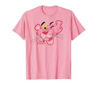 The Pink Panther Floral Fill Big Face T-Shirt, Men, Pink, XX-Large