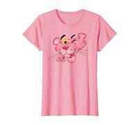 The Pink Panther Floral Fill Big Face T-Shirt, Women, Pink, X-Large