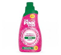 The Pink Stuff Laundry Bio 960ml - The Miracle Laundry Bio Liquid Removes Tough Stains in First Time - Up to 32 Washes & 7 Day Freshness - Fabric Stain Remover for Whites & Colours