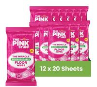The Pink Stuff Miracle Biodegradable Floor Wipes 20 Sheets Assorted Packs