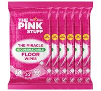 The Pink Stuff Miracle Biodegradable Floor Wipes 20 Sheets Assorted Packs