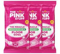 The Pink Stuff Miracle Biodegradable Floor Wipes 20 Sheets Assorted Packs