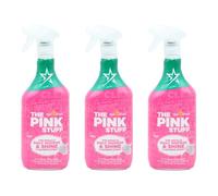 The Pink Stuff Miracle Daily Shower & Shine Cleaning Spray, 850ml, Pack of 3, Prevents Limescale, Watermarks & Soap Scum