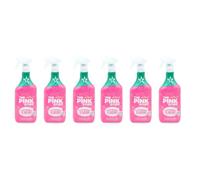 The Pink Stuff Miracle Daily Shower & Shine Cleaning Spray, Streak-Free, Prevents Limescale, 850ml, Pack of 6