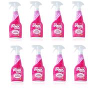The Pink Stuff Miracle Laundry Oxi Stain Remover Spray, 500ml, Pack of 8