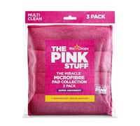 The Pink Stuff Miracle Microfibre Pad Collection - Ultra Absorbent, Multi Surface Cleaning Pads for Kitchens, Bathrooms, Glass, Household Surfaces and more!