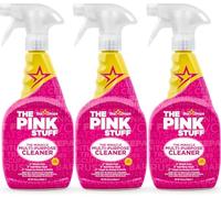 The Pink Stuff Miracle Multi-Purpose Cleaner Triple Pack- Removes Grease, Grime, and Stains on Kitchens, Bathrooms, Floors, and More - 3x 750ml Bottles