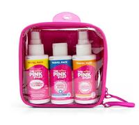 The Pink Stuff Miracle Travel Pack - Includes 100ml Travel Friendly Minis - Multi-Purpose Cleaner, Travel Detergent, Crease Releaser & All Purpose Cleaning Cloth