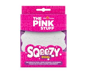 The Pink Stuff Sqeezy Dual The Miracle Dual-Sided Sponge & Scrubber