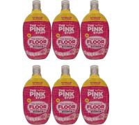 The Pink Stuff The Miracle Floor Cleaner Spray, Squirt and Mop, Suitable for All Floors, Vegan, Quick Dry Formula, No Water Needed, 750ml, Pack of 6