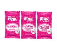 The Pink Stuff - The Miracle Foaming Toilet Bowl Cleaner Limescale Remover Powder - 3 Sachets