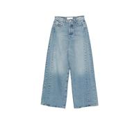 The Pipe Dream Button Sneak - female - Mother - Wide Jeans - Blue - W27 - Jeans W27