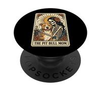 The Pit Bull Mom Tarot Card PopSockets Adhesive PopGrip