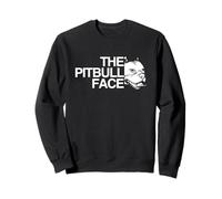 The Pitbull Face Dog and Dog Holder Sweatshirt