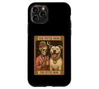 The Pittie Mom Tarot Card Cute Pit Bull Smiling Pitbull Mama Case for iPhone 11 Pro