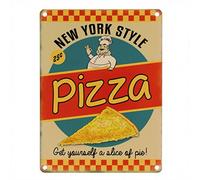 The Pizza New York Style Metal Sign 15 x 20 cm
