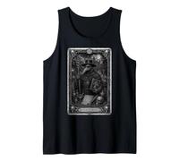 The Plague Physician Gothic Tarot Card Medieval Alt Horror Tank Top