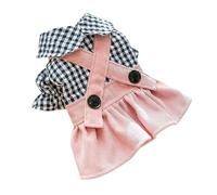 The Plaid Dress Is Suitable For Small And Medium-sized Dogs As Pets In Spring And Summer(S)