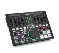 The Plaitnum Podcast Equipment Bundle Audio mixer Podcast Production Studio,48V Phantom Power with XLR Microphone Interface Podcast Equipment for Podcast/Recording/Vocal/Game Voice