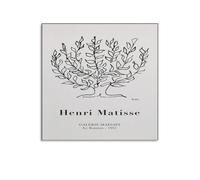 The Plane Tree 1951 Henri Matisse Poster (1) Canvas Poster Wall Art Picture Prints Hanging Photo Decor Home Posters Artworks 20x20inch(50x50cm)
