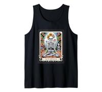 The Plant Lover Skeleton Tarot Garden Witch Gift Tank Top