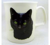 The Plate Collectors Shop Black CAT FINE Bone China Mug