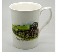 The Plate Collectors Shop Classic STEAM Trains FINE Bone China Mug ~ Flying Scotsman ~ Free UK Delivery