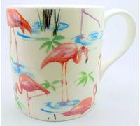 The Plate Collectors Shop Flamingos ~ Large FINE Bone China Mug