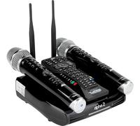 The Platinum Karaoke System for Adults Features Dual UHF Metal Wireless Dynamic Mic,Supports 4K UHD Movie Playback,and Comes preloaded with Over 23K Songs,7K Filipino Tagalog,4K Hindi,and 12K English