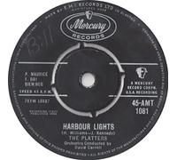The Platters Harbour Lights UK 45 7" single