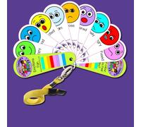 The Play Doctors Emotions Face Fan on Lanyard - ASD/Autism/SEN Social Communication Aid for Children