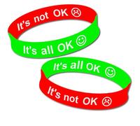 The Play Doctors Emotions Mood Band Set of 2 Social Communication Aids - Early Years/Childrens Feelings Resource Child Size Wrist Bands
