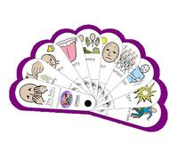 The Play Doctors It's Too Sensory Overload Description Fan on Keyring