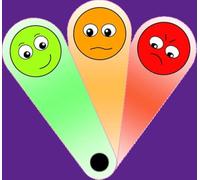The Play Doctors Traffic Light Feelings Emotions Age 3+ & Behaviour Fan - ASD/Autism/SEN/Special Needs Nonverbal Speech Delay Social Communication Aid