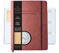 The Playbook Journal - Volleyball Notebook Coaching Book and Rotation Tracker, Volleyball Coaching Supplies and Essentials for Men & Women & Players, Coach Gifts