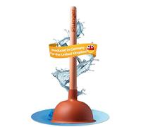 The Plunger I Sink Plunger, Plunger Sink Unblocker 140 mm Large, Perfect Plunger Shower Unblocker, Toilet, Bathtub or Sink in Top Craftsmanship Quality, Plunger Shower Unblocker for the United Kingdom