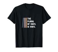 The Plural of Vinyl is Vinyl With Stack of LP Records T-Shirt